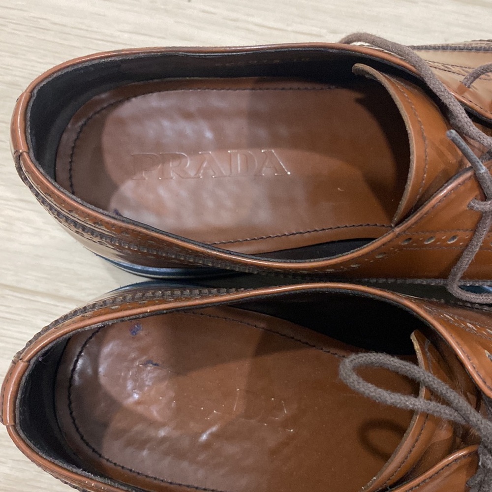 Authentic Prada Oxford Shoes - Picture 5 of 5